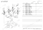yanmar-vio80-1a-us-excavator-crawler-back-hoe-parts-catalog-0ck50-m00260en-engine-parts-21.webp Yanmar VIO80-1A (US) engine mount exploded view diagram and parts list with bolts, brackets, and mounts.