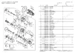 yanmar-vio80-1a-us-excavator-crawler-back-hoe-parts-catalog-0ck50-m00260en-hydraulic-parts-101.webp Yanmar VIO80-1A (US) hydraulic pump exploded view diagram and parts list with component reference numbers.
