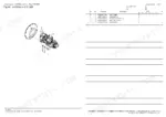 Yanmar VIO82 hydraulic pump exploded view diagram and parts list including pump assembly, bolts, and washers.