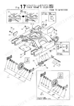 yanmar-yb221u-to-yb221-uc-r-crawler-backhoe-parts-catalog-000y00k2282-chassis-parts-49.webp Yanmar YB221U, YB221UZ, B22, B22-1, B22-P(R), YB221-UZP(R), B22-C(R), YB221-UC(R) exploded view of track frame and idler assembly.