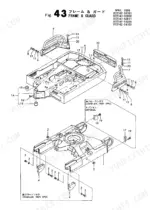 yanmar-yb271-b27-b27-1-crawler-backhoe-parts-catalog-000y00k2290-chassis-parts-97.webp Yanmar B27 exploded view of frame and guard components including crawler iron spec parts.