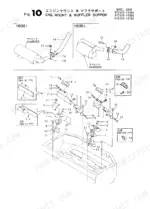 yanmar-yb301-to-yb351-uz-crawler-backhoe-parts-catalog-000y00k2013-engine-parts-27.webp Yanmar YB301, YB351, YB301-1, YB301-2, YB351-1, YB351-2, YB301-UZ, YB351-UZ, YB301-1,-2, YB351-1,-2 engine mount and muffler support.