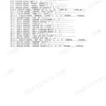 Yanmar YB401(-2) parts list for throttle lever assembly, cables, and hardware including bolts, nuts, and washers.