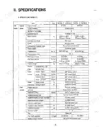 yanmar-ym135-d-ym155-d-diesel-tractor-service-manual-aod1048-specs-9.webp Yanmar YM135(D), YM155(D) engine and fuel system technical specifications table including bore, stroke, and valve timing.