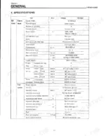 yanmar-ym169-ym169d-diesel-tractor-service-manual-specs-9.webp Yanmar YM169, YM169D engine block and fuel system technical specifications table including bore, stroke, and valve timing.