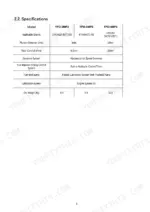 yanmar-ypd-3mp2-ypd-4mp2-ypd-4mp4-fuel-injection-equipment-service-manual-m9961-03e070-specs-10.webp Yanmar YPD-3MP2, YPD-4MP2, YPD-4MP4, YPD-MP2, YPD-MP4 technical specifications table for engine fuel pump components.