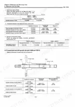 yanmar-ysm8-r-to-ysm12-y-marine-diesel-engine-service-manual-a0a1001-8311-fluid-capacities-137.webp Reduction and reversing gear inspection diagram with hold-down clamp specs from the YSM Series service manual.