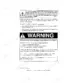 McCormick-Deering F-30, Farmall Tractor F-30: Safety warning page detailing operator instructions and engine start procedures.