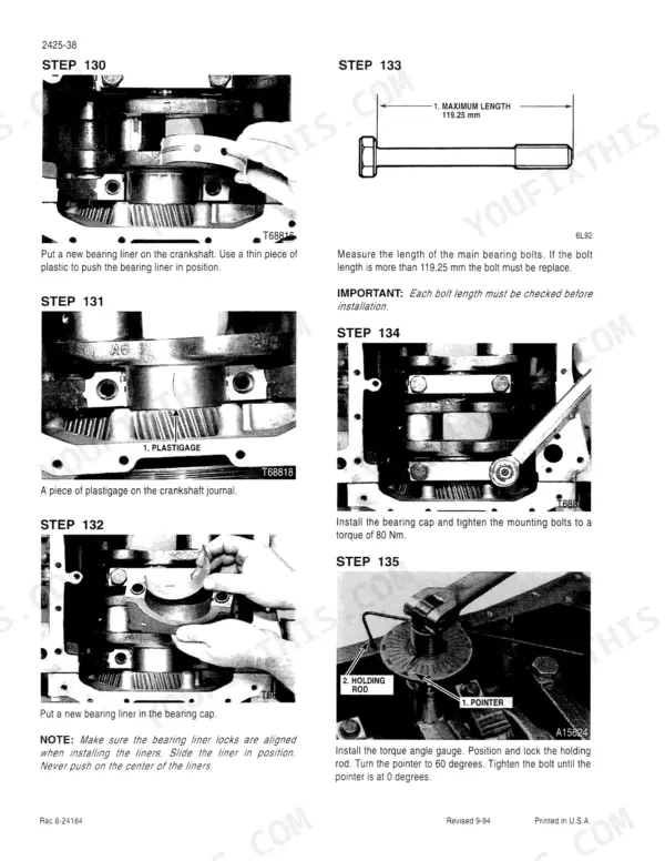 Case 570LXT repair and operator's manual