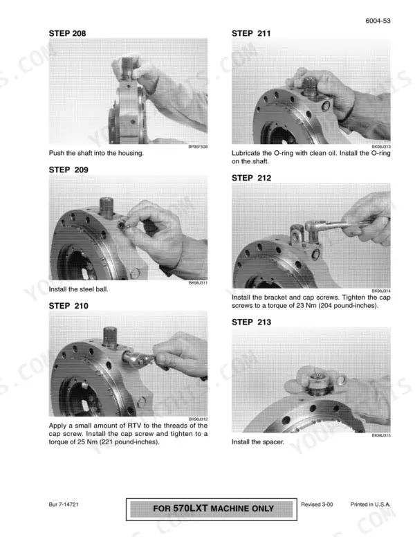 Case 570LXT Series 2 repair and operator's manual