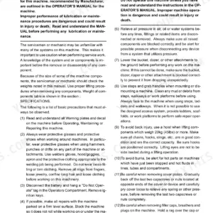 Case CX31B, CX36B Repair and Operator's Manual - Page 1