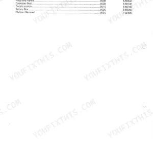 Case 5120, 5130, 5140, 5150 Repair Manual - Page 1