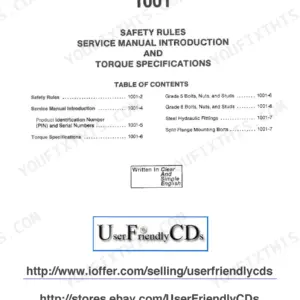 Case 580E, 580SE Repair Manual - Page 1