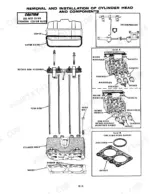 case-1150-crawler-crawler-shop-manual-9-72483-exploded-view-75.webp Case 1150 CRAWLER cylinder head removal and installation exploded view showing rocker arm, push rods, manifolds, and gaskets.