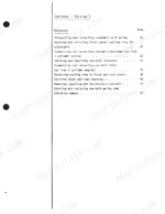 case-125b-excavator-service-manual-8-74350-wiring-117.webp Case 125B service manual Section 5 Gearcase contents page listing crankshaft, vee-belt, and idler gear procedures.