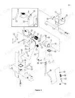 case-1270-1370-tractor-service-manual-9-74055-exploded-view-43.webp Case 1270, 1370 exploded view of turbocharger, intake manifold, and oil supply lines with numbered component parts.