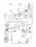 case-1835-uni-loader-uni-loader-service-manual-9-68700-wiring-545 Case 1835 Uni-Loader service manual — wiring diagram for diesel-engine machines, p. 545
