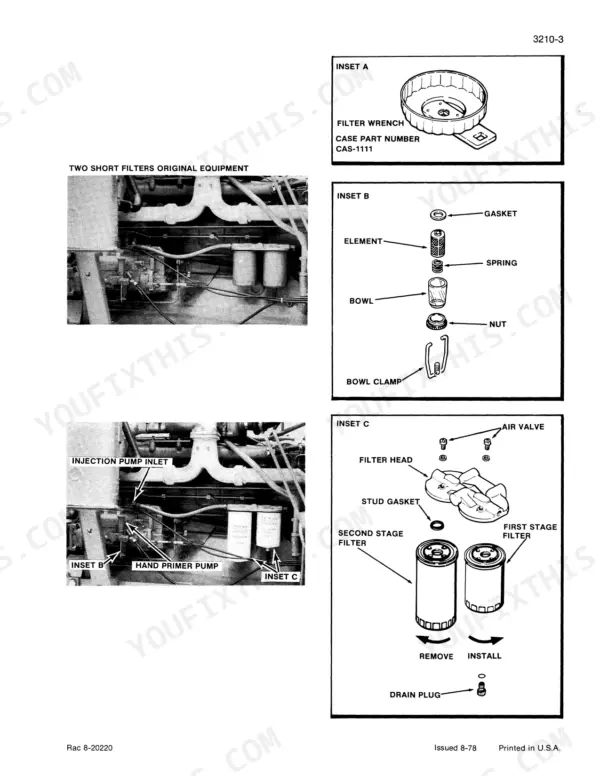 Case 2394 service manual - Inset