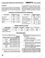 case-2500-cruz-crane-cruz-crane-service-manual-s406152m3-specs-12.webp Case 2500 Cruz-Crane service manual page with hydraulic pressure, engine specifications, and tire pressure tables.