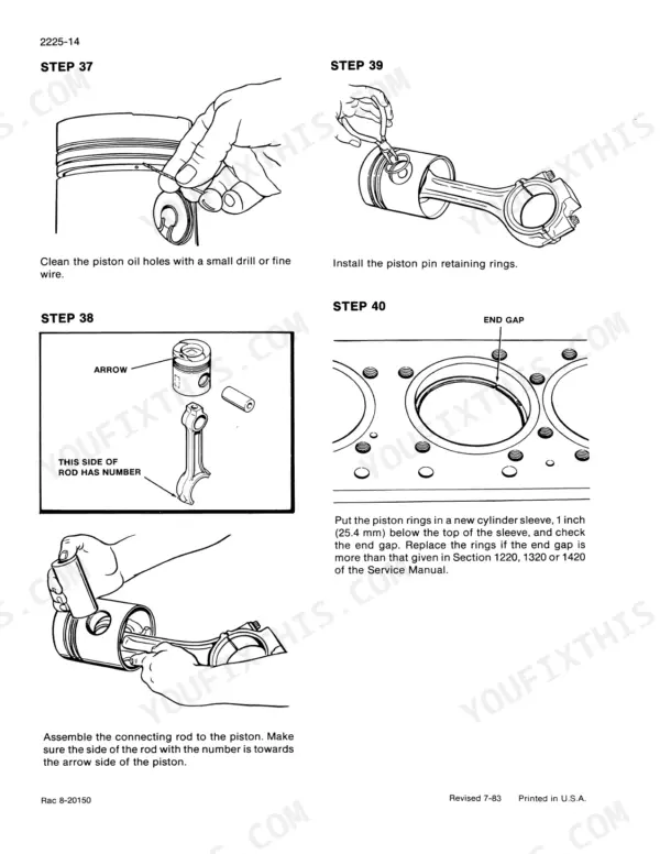 Case 3394 service manual - Arrow