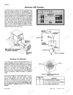 case-3394-3594-tractor-service-manual-8-27440r0-wiring-1826 Case 3394, 3594 tractor service manual — alternator monitor circuit diagram with digital cluster connector pins, p. 1826