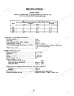 case-4166-tractor-operators-manual-1084116r1-controls-7.webp International 4166, 4166 Tractor specifications table for ground speeds, fluid capacities, and DT 436 engine data.
