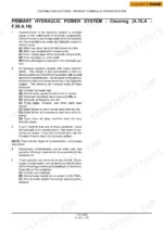 case-435-445ct-445-skid-steer-repair-manual-6-75491en-procedures-44.webp Case 435, 445CT, 445 primary hydraulic power system cleaning and contamination troubleshooting procedures manual page.