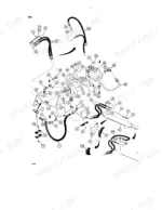 case-580-super-e-loader-backhoe-parts-catalog-bur-8-1833-hydraulic-parts-385-1.webp Case 580 SUPER E, Construction King, Loader Backhoe exploded view of hydraulic control valve, lines, and cylinder assembly.