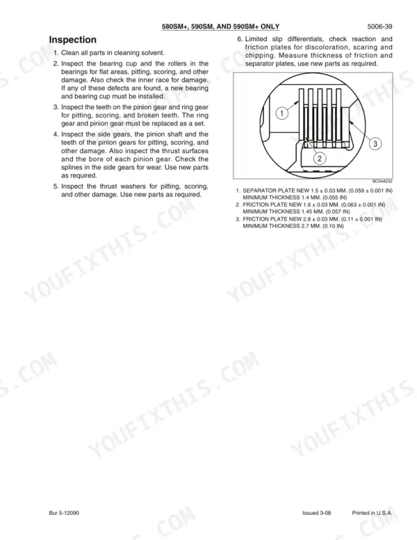 Case 580M service manual - 580SM+, 590SM, and 590SM+ Only