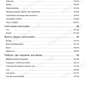 Case 580N, 580SN-WT, 580SN, 590SN Repair Manual - Page 1