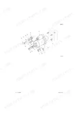 case-595sle-595lsp-loader-backhoe-service-manual-cre-7-22470gb-exploded-view-109-1.webp Case 595SLE, 595LSP exploded view diagram of the starter motor assembly and mounting hardware components.