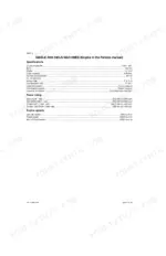 case-595sle-595lsp-loader-backhoe-service-manual-cre-7-22470gb-specs-36-1.webp Case 595SLE, 595LSP Perkins engine specifications table including power ratings, torque, and engine speeds.