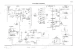 case-821c-loader-loader-service-manual-bur-7-13051-hydraulic-480.webp Case 821C Loader hydraulic schematic showing brake, steering, and loader control valve circuits and components.