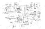 Case Corporation 1085B, 1086B hydraulic system schematic diagram showing pumps, control valves, and cylinders.