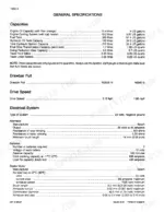case-corporation-1088-crawler-excavator-service-manual-don-8-86380-specs-18.webp Case Corporation 1088 general specifications table for fluid capacities, drawbar pull, electrical system, and starter motor.