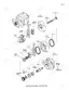 Case 880B, 880 Excavator: Exploded view of hydraulic swing motor.