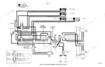 case-corporation-880b-excavator-service-manual-9-68144-hydraulic-483.webp Case 880B Excavator hydraulic system diagram showing valve banks, cylinders, motors, and swivel components.