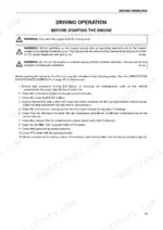 case-cs85-to-pro-tractors-operator-manual-84410118-procedures-89.webp Case CS85-105 Pro: Driving operation before starting engine checklist.