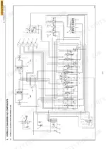 case-cx15b-cx18b-mini-excavator-service-manual-87743532-hydraulic-111.webp Case CX15B, CX18B hydraulic system diagram for one-speed model showing pumps, control valves, and component connections.