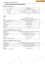 case-cx15b-cx18b-mini-excavator-service-manual-87743532-specs-32.webp Case CX15B, CX18B technical specifications table for speed, engine, and hydraulic components.