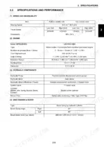 Case CX17B, CX31B, CX36B specifications table for speed, engine, hydraulic components, and side digging/dozer dimensions.