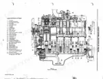 Case IH 1255, 1455, 743XL, 745XL, 844XL, 856XL, 955XL, 1055XL, 956XL, 1056XL, 1255XL, 1455XL DT-358 engine longitudinal section