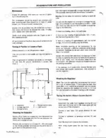 Case IH 1255-1455XL DC generator and regulator maintenance, testing procedures, and wiring diagram for charging system.