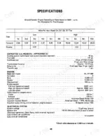 case-ih-4366-tractor-tractor-operator-manual-1084394r1-specs-52.webp International 4366 Tractor specifications table for ground speeds, fluid capacities, engine, and electrical.