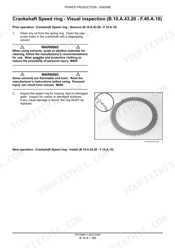 Case IH 6TAA-8304 repair manual - Power Production - Engine