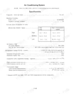 case-ih-786-to-186-tractors-service-manual-gss14703-specs-29.webp Case IH 786, 886, 986, 1086, 1486, 1586, Hydro 186 air conditioning system specifications and blower fan current draw table.