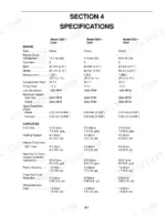 case-ih-d25-d29-d33-tractors-operator-manual-86617541-specs-81.webp Case IH D25, D29, D33, DX25, DX29, DX33 engine specifications and fluid capacity table for gear models.