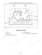 case-ih-farmall-to-tractors-tractors-operator-manual-84131301-controls-37.webp Case IH Farmall 65C-95C Tractors analog control panel diagram showing tachometer, fuel, temperature gauges, and indicators.