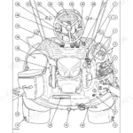 Case IH MAXXUM 100-140 X-LINE cab and platform controls diagram.