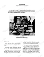 case-ih-w9-wr9-tractors-operator-manual-1004217r2-controls-19.webp Case IH W-9, WR-9 tractor controls diagram showing gearshift, pedals, switches, and brake pedal latch operation instructions.